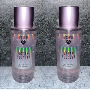 2 Lot Victoria’s Secret PINK Urban Bouquet Shimmer Mist Body Spray